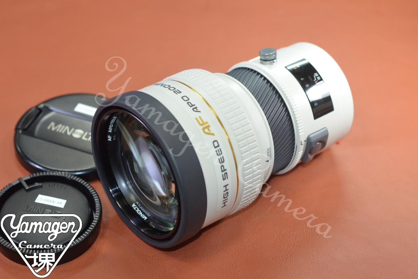 MINOLTA  AF APO TELE 200mm F2.8G HIGH SPEED 【SONY Aマウントレンズ】 ※キレイな物をお探しの方必見!!自信ありの逸品!!