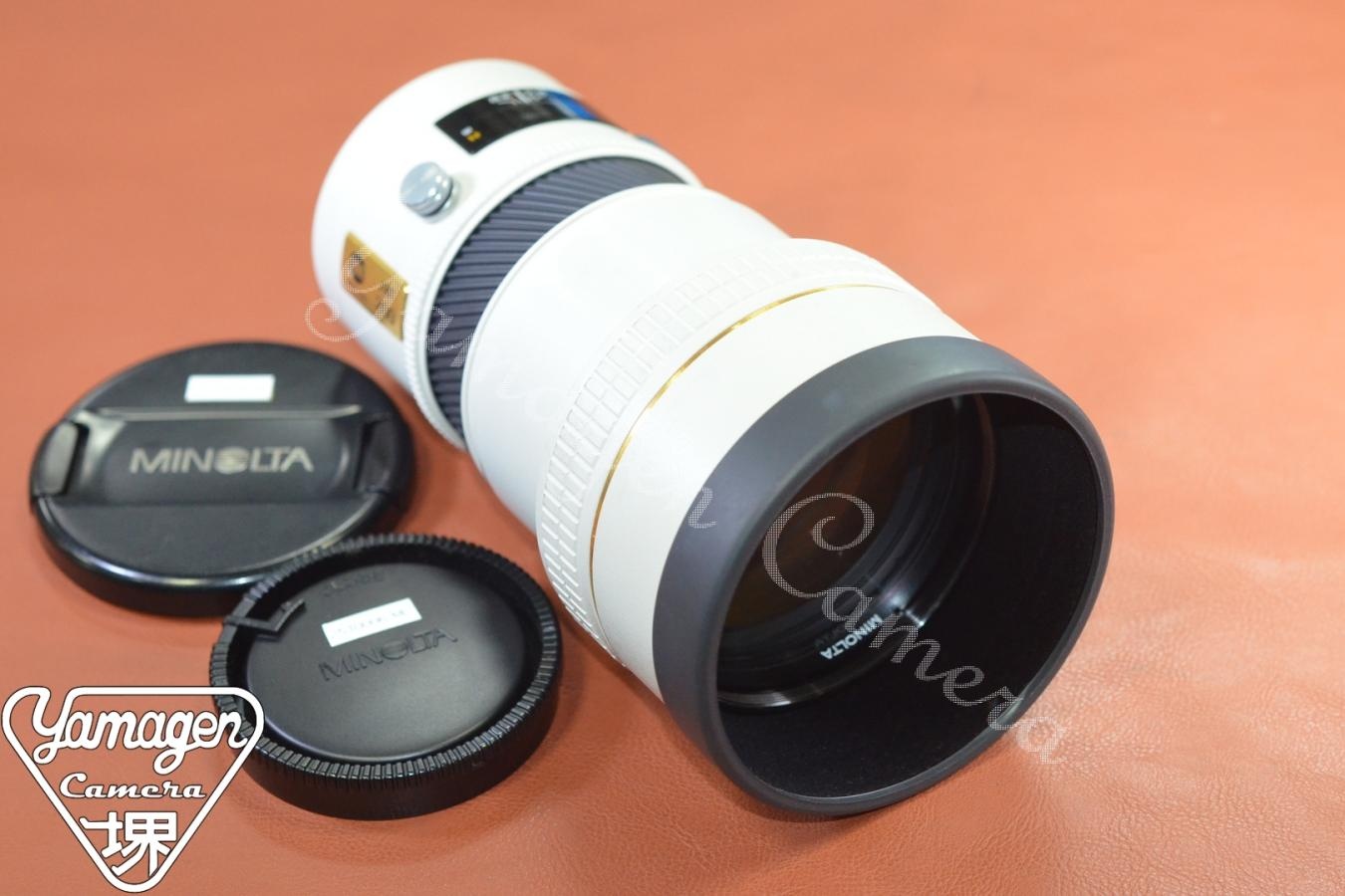 MINOLTA  AF APO TELE 200mm F2.8G HIGH SPEED 【SONY Aマウントレンズ】 ※キレイな物をお探しの方必見!!自信ありの逸品!!