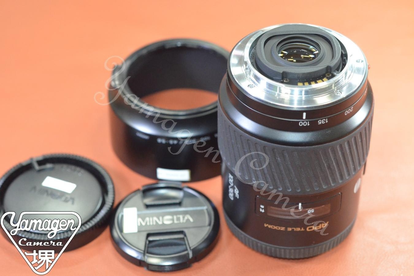 MINOLTA AF APO TELE 100-300mm F4.5-5.6 純正フード付【SONY Aマウントレンズ】