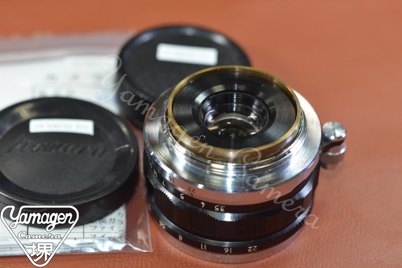 【希 少】W.KOMURA 35mm F2.8 後期型  整備済【LEICA Lマウントレンズ】