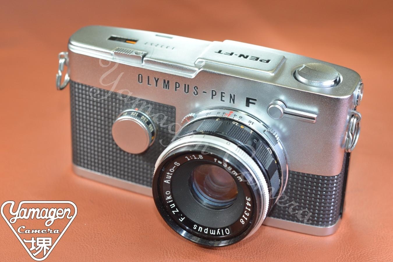 OLYMPUS PEN-FT Silver F.Zuiko Auto-S 38/1.8付 【モルト交換済】