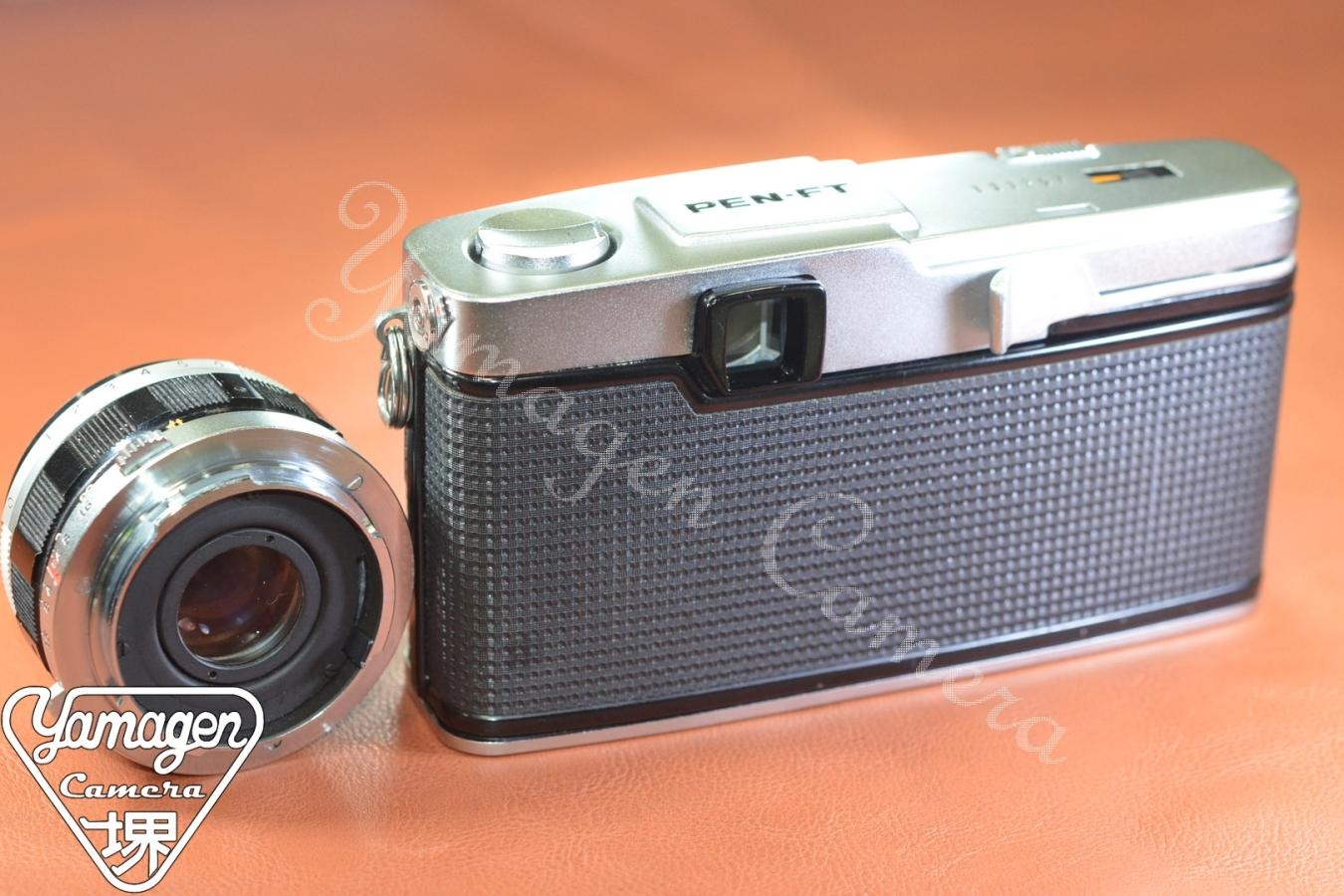 OLYMPUS PEN-FT Silver F.Zuiko Auto-S 38/1.8付 【モルト交換済】