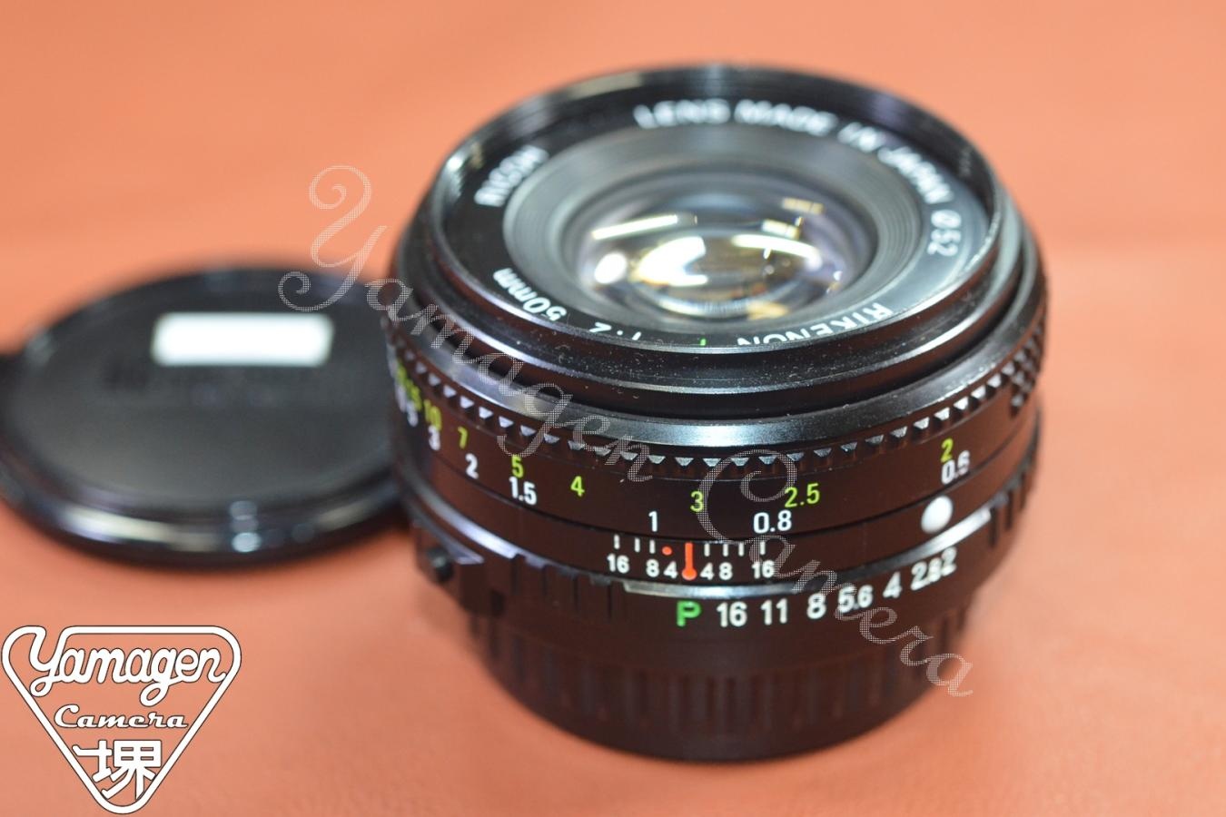 RICOH RIKENON P 50mm F2 【Kマウントレンズ】