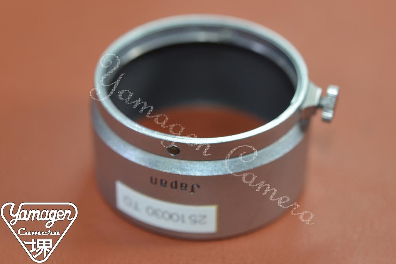 【希 少】Leotax f:3.5 50mm METAL HOOD 【Topcor/Simlar等内径36mm被せ式メタルフード】