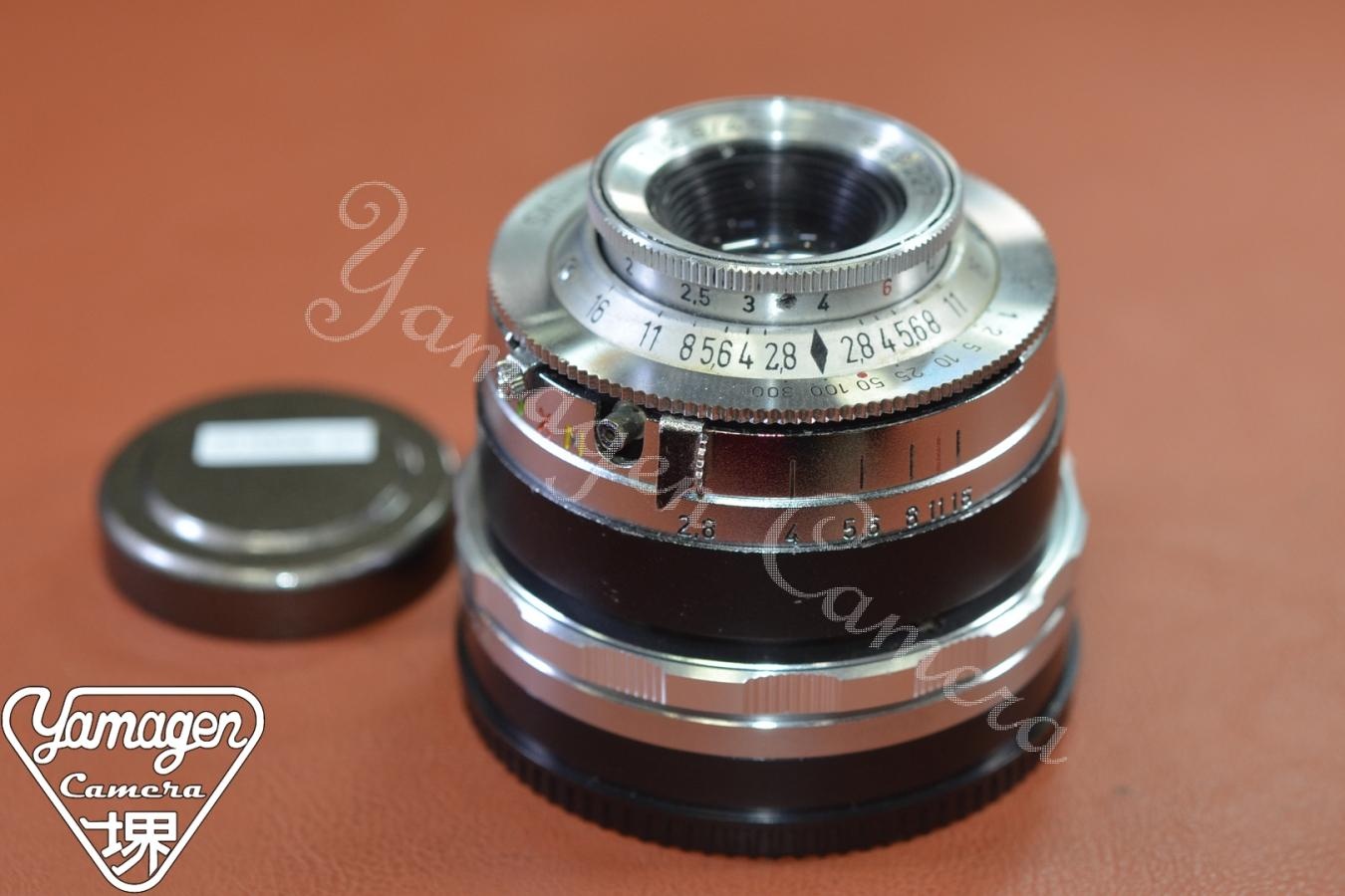 【希 少】Steinheil Munchen Cassar 45mm F2.8 L39改【SHOTEN L39→SONY Eマウント変換アダプター付】※キレイな物をお探しの方必見!!自信ありの逸品!!
