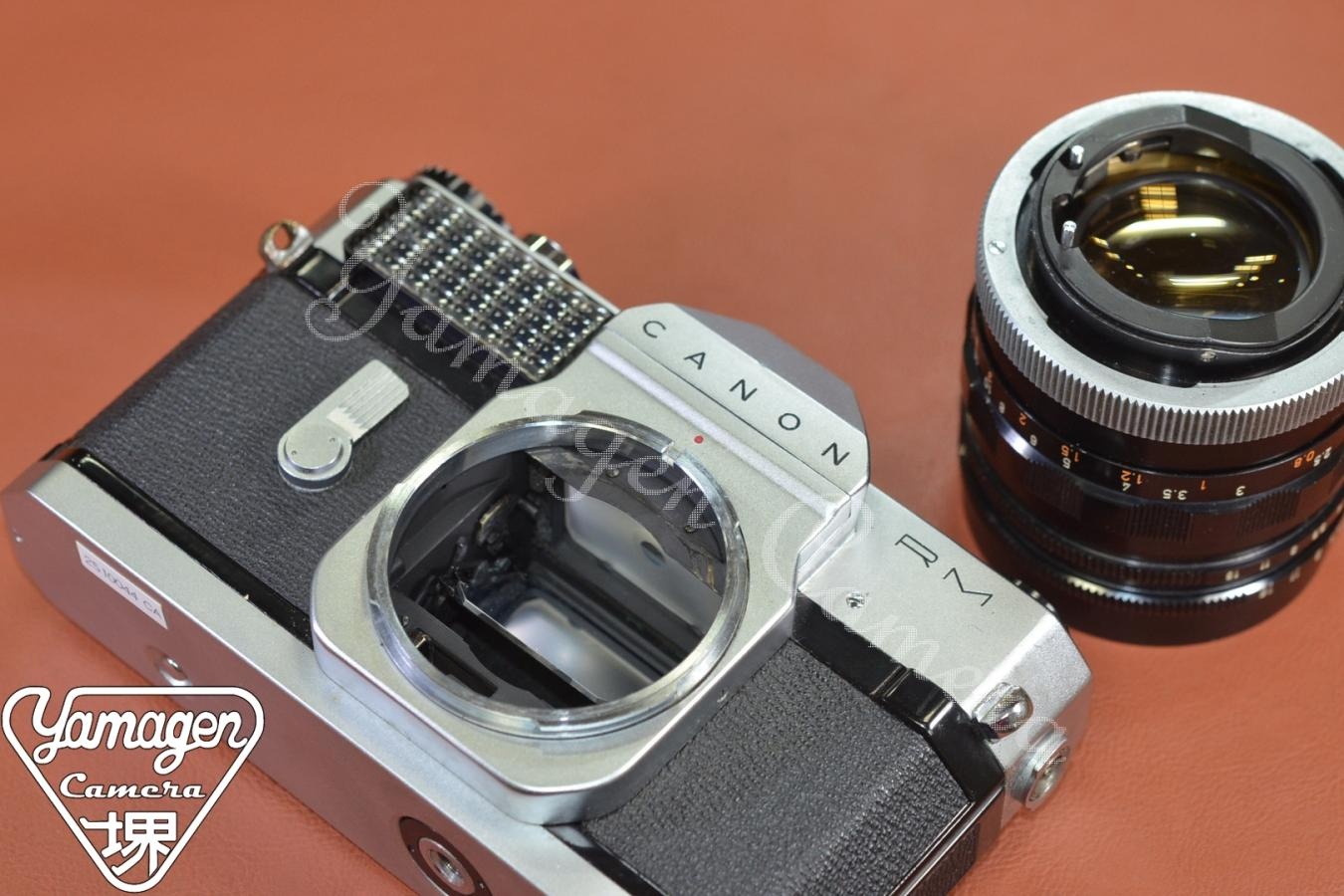 Canon flex RM Silver SUPER-CANOMATIC R 58/1.2 付