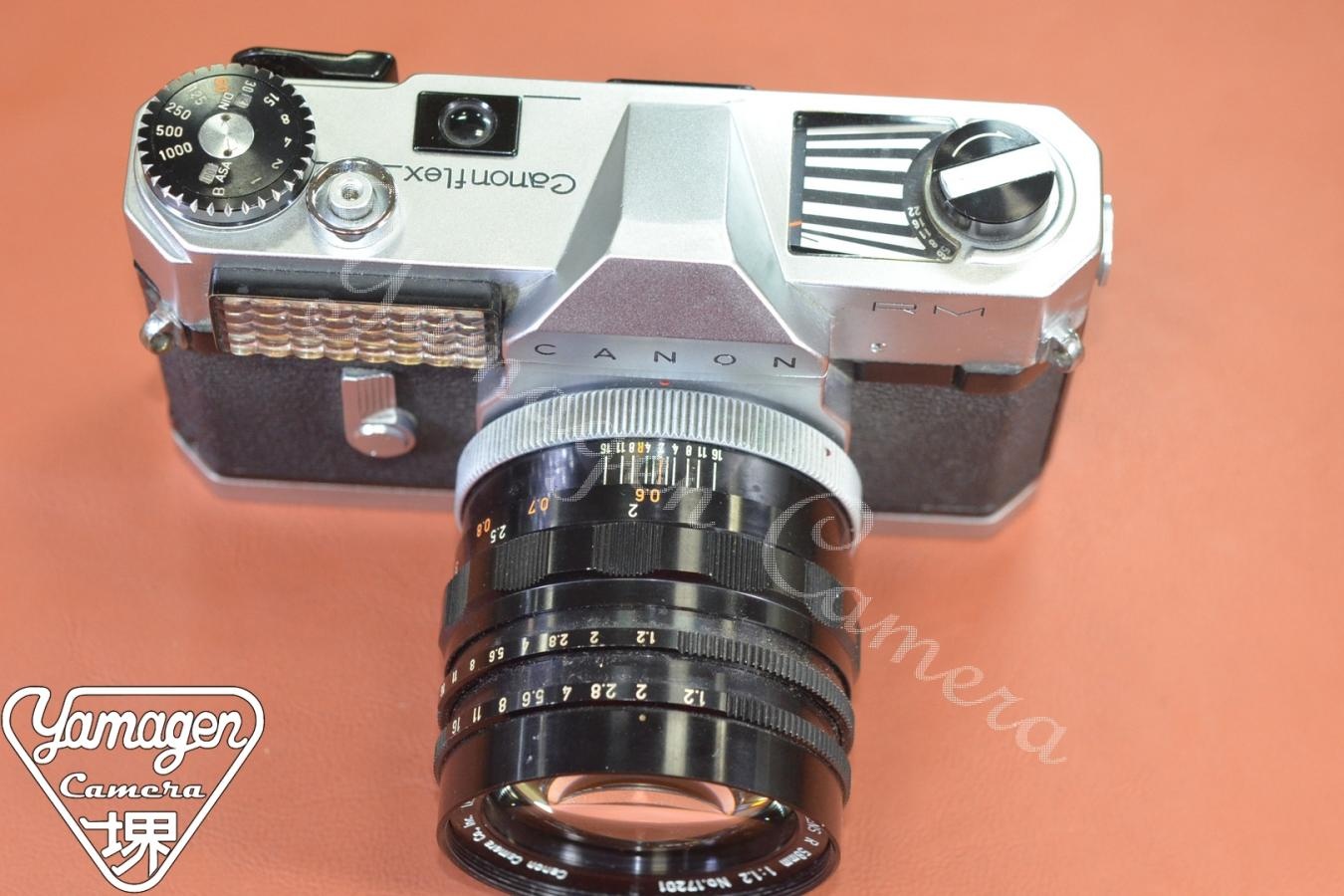 Canon flex RM Silver SUPER-CANOMATIC R 58/1.2 付