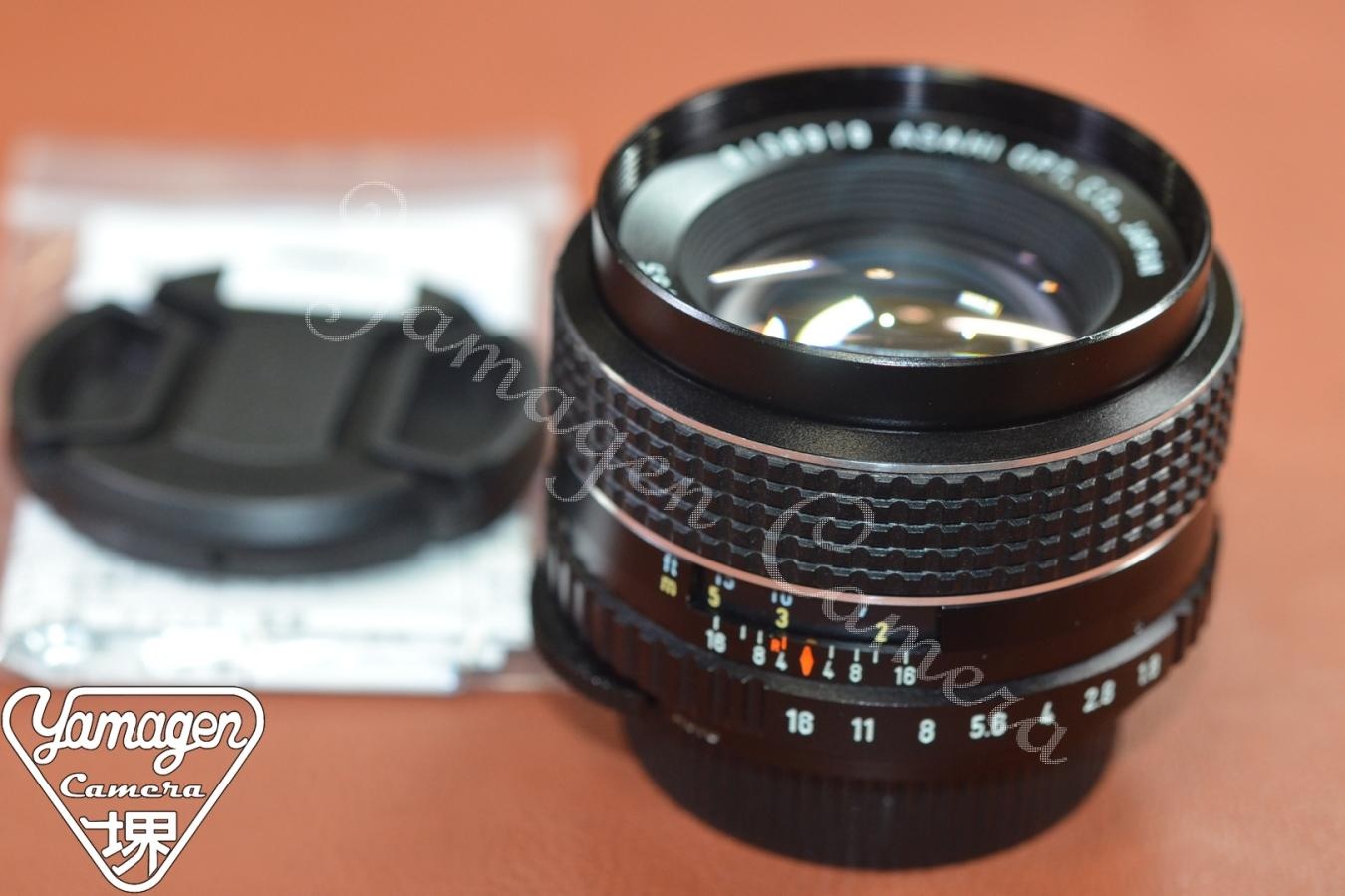 Asahi Opt.Co. SMC TAKUMAR 55mm F1.8 整備済 【カメラ女子に絶大な人気のオールドレンズ M42マウントレンズ】
