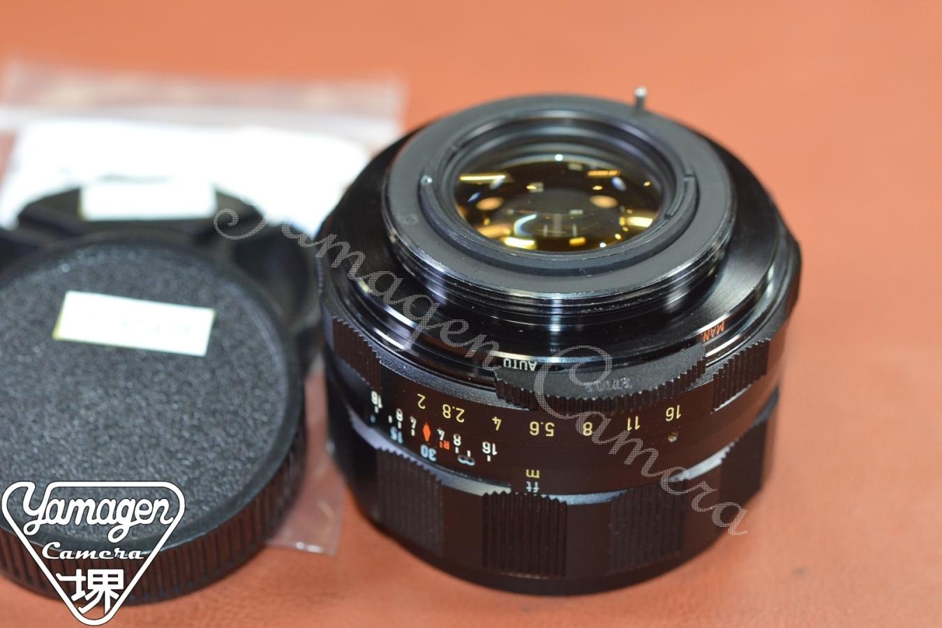 Asahi Opt.Co. Super-Takumar 55mm F2 黄色文字 初期型 整備済 【カメラ女子に絶大な人気のオールドレンズ M42マウントレンズ】