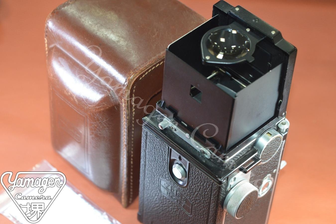 ZEISS IKON Ikoflex II 前期型 整備済 純正ケース1224/16付 【Carl Zeiss Jena Triotar 7.5cm F3.5レンズ搭載】