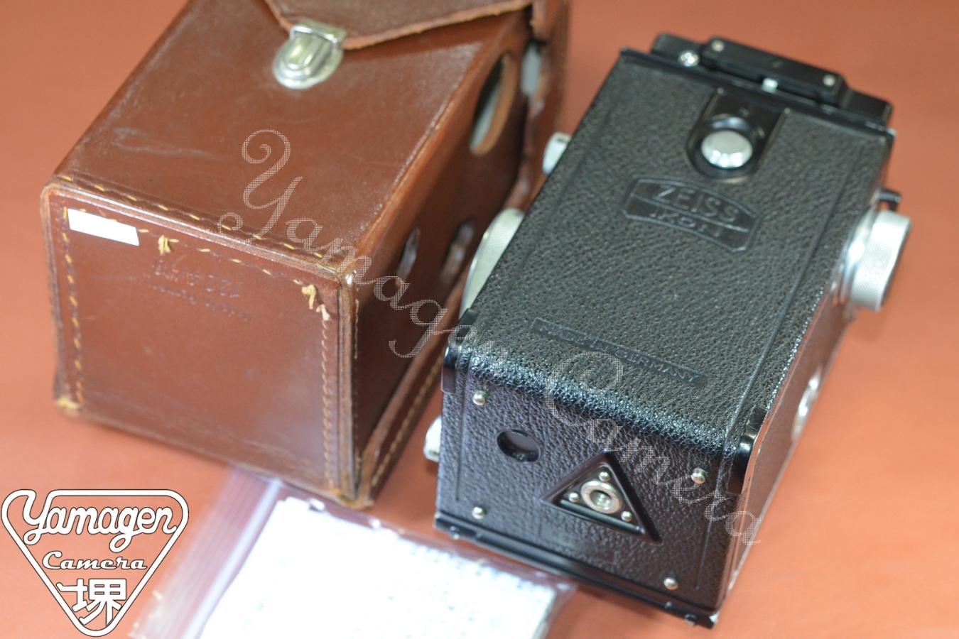ZEISS IKON Ikoflex II 前期型 整備済 純正ケース1224/16付 【Carl Zeiss Jena Triotar 7.5cm F3.5レンズ搭載】