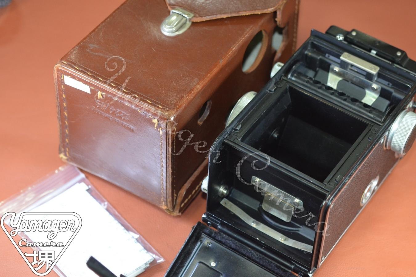 ZEISS IKON Ikoflex II 前期型 整備済 純正ケース1224/16付 【Carl Zeiss Jena Triotar 7.5cm F3.5レンズ搭載】
