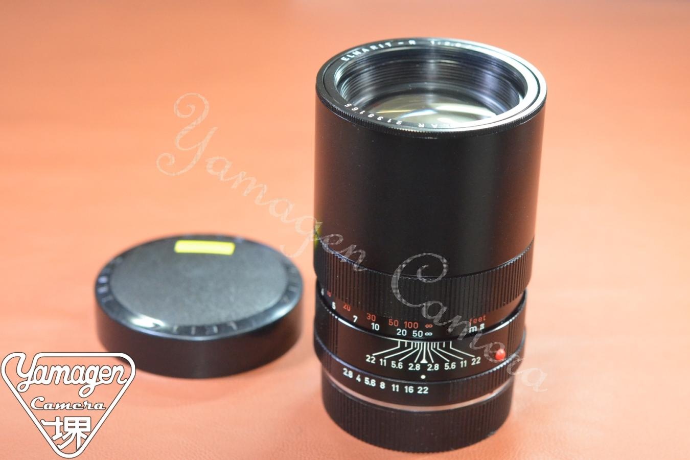 【希 少】LEICA ELMARIT-R 135mm F2.8  3カム Red Scale 【213万台1965年製 距離表記:赤feet】