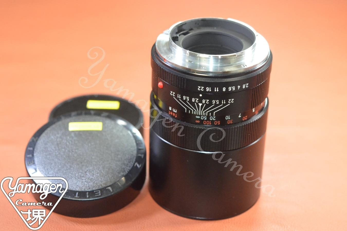 【希 少】LEICA ELMARIT-R 135mm F2.8  3カム Red Scale 【213万台1965年製 距離表記:赤feet】