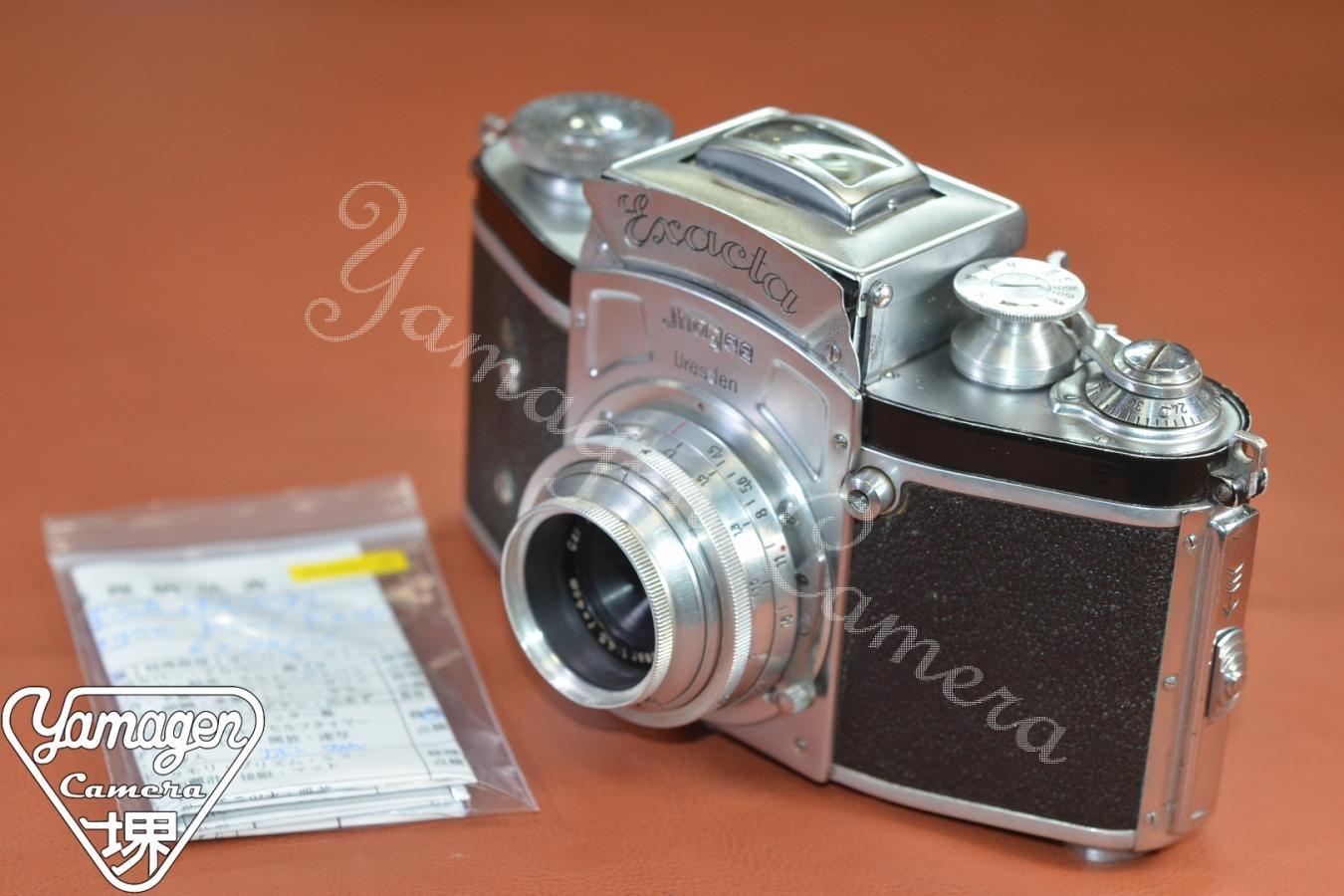 【希 少】Jhagee Kine Exacta Carl Zeiss Jena Tessar 4cm F4.5付 【整備済】