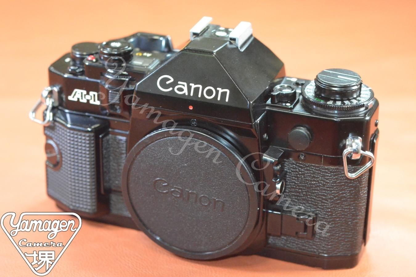 Canon A-1 モルト交換済 【パームグリップ付】※シャッター鳴きなし