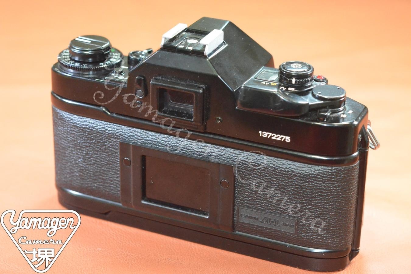 Canon A-1 モルト交換済 【パームグリップ付】※シャッター鳴きなし