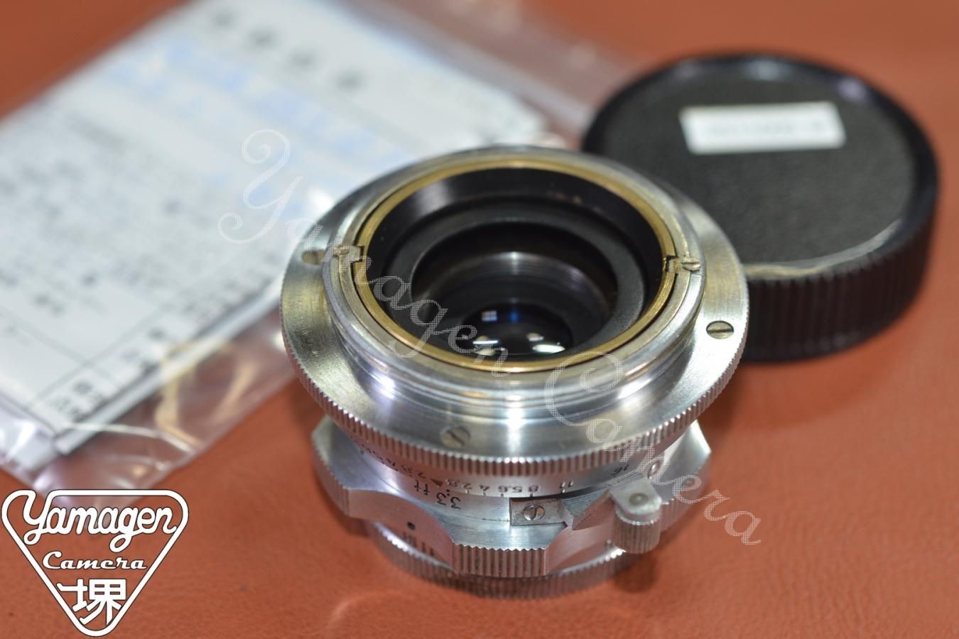 千代田光学 SUPER ROKKOR C 45mm F2.8 整備済 通称:梅鉢 【LEICA Lマウントレンズ】