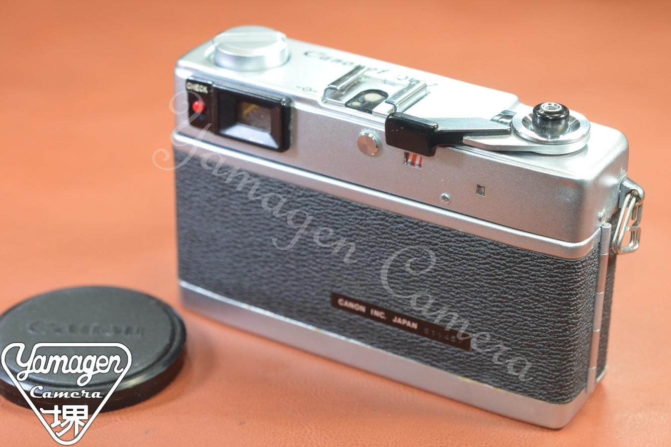 Canon Canonet QL17 モルト交換済 【CANON LENS 40/1.7 搭載】