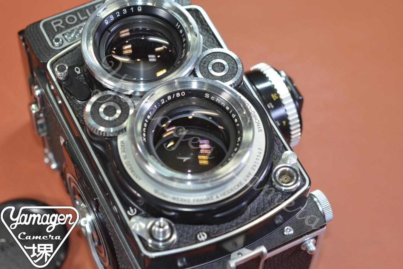【希 少】Rolleiflex 2.8F White Face 【Schneider-Kreuznach Xenotar 80/2.8レンズ搭載】※キレイな物をお探しの方必見!!自信ありの逸品!!