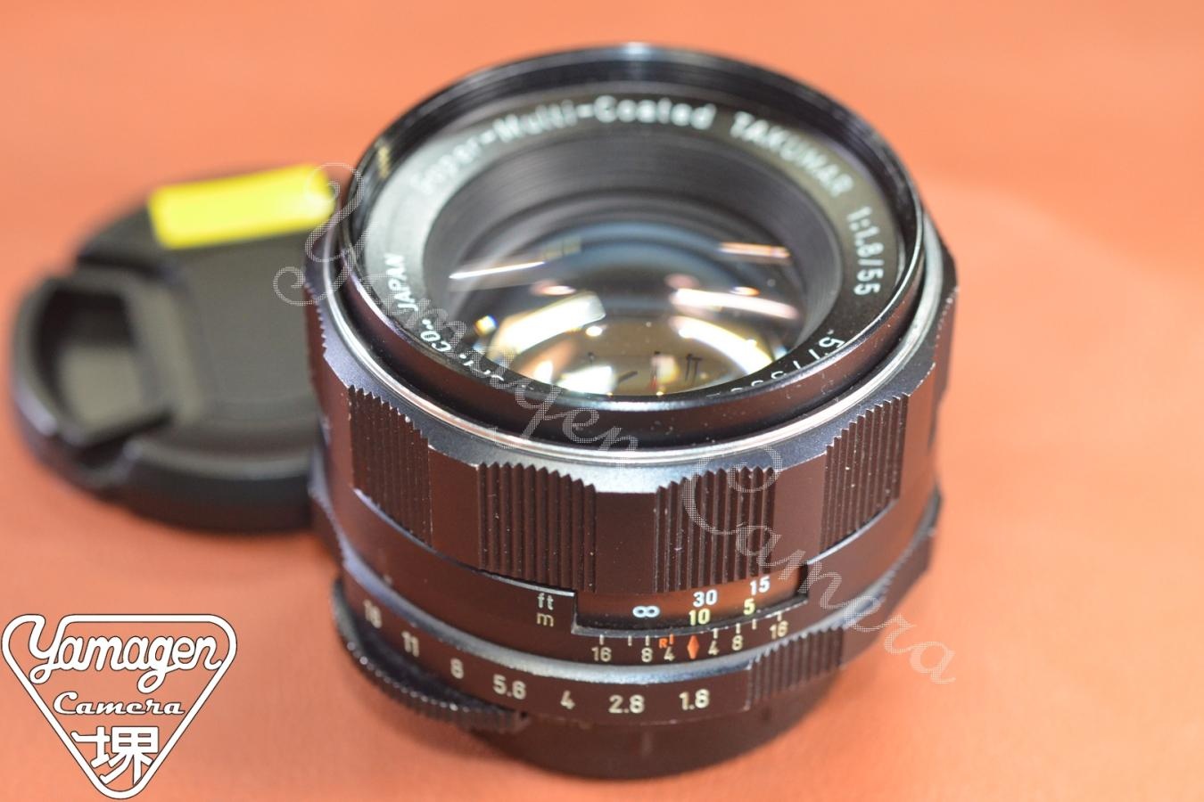 Asahi Opt.Co. Super-Multi-Coated TAKUMAR 55mm F1.8 【カメラ女子に絶大な人気のオールドレンズ M42マウントレンズ】