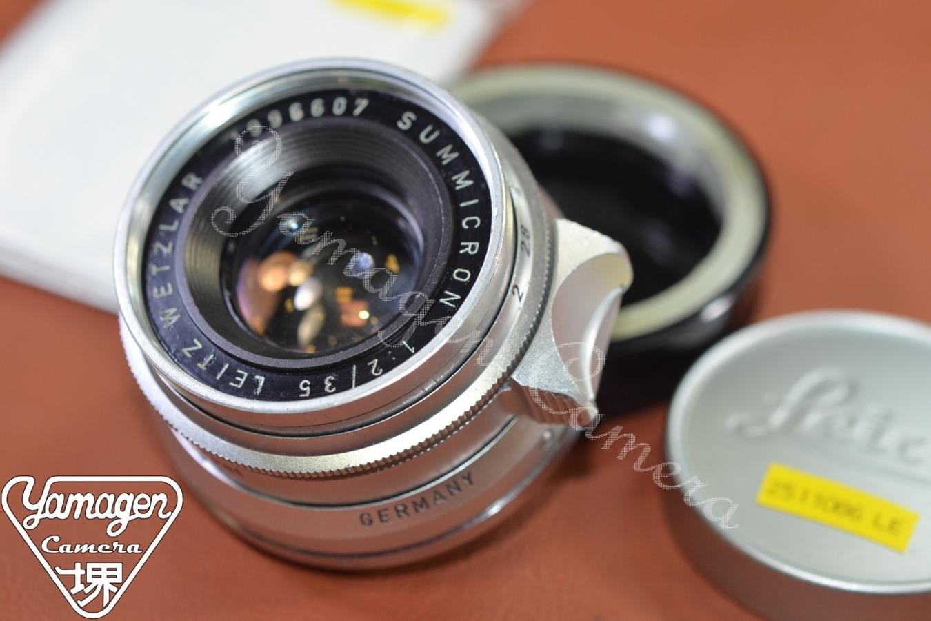 【希 少】LEICA SUMMICRON M 35mm F2  8枚玉 GERMANY 整備済 【199万台1963年製】