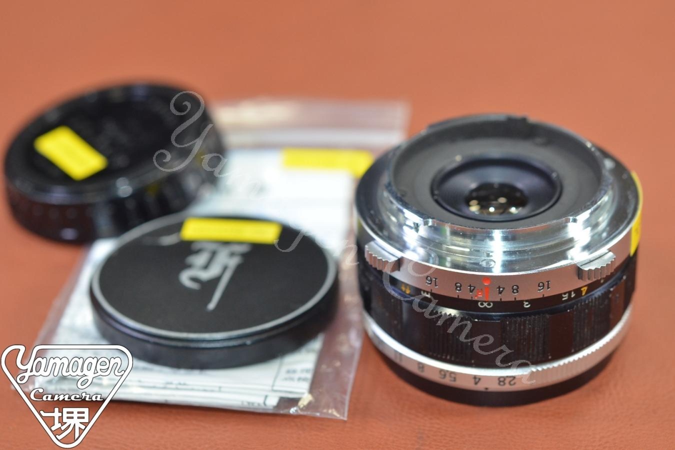 Olympus D.Zuiko Auto-S 38mm F2.8 【OLYMPUS PEN-Fマウントレンズ】