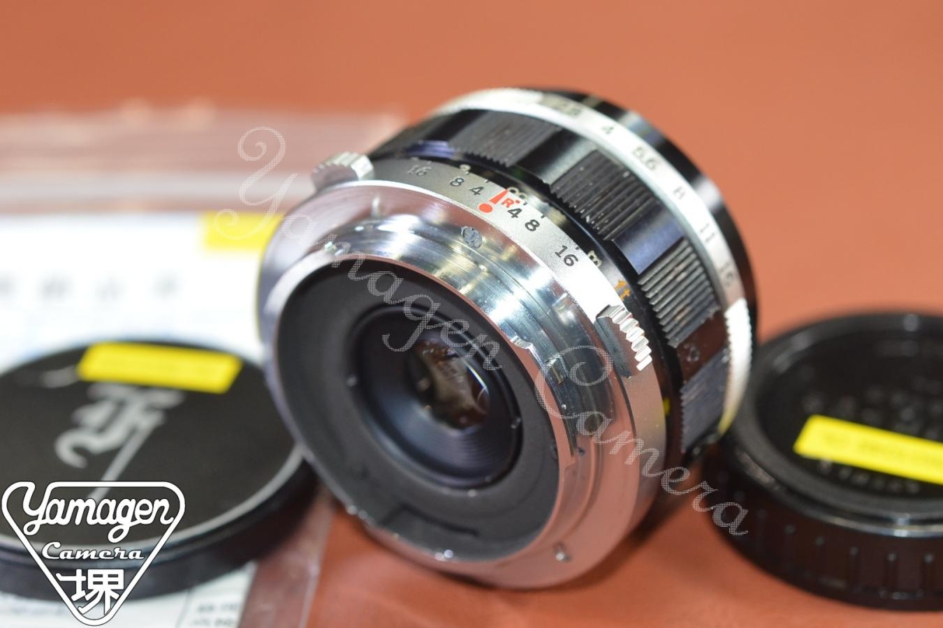 Olympus D.Zuiko Auto-S 38mm F2.8 【OLYMPUS PEN-Fマウントレンズ】