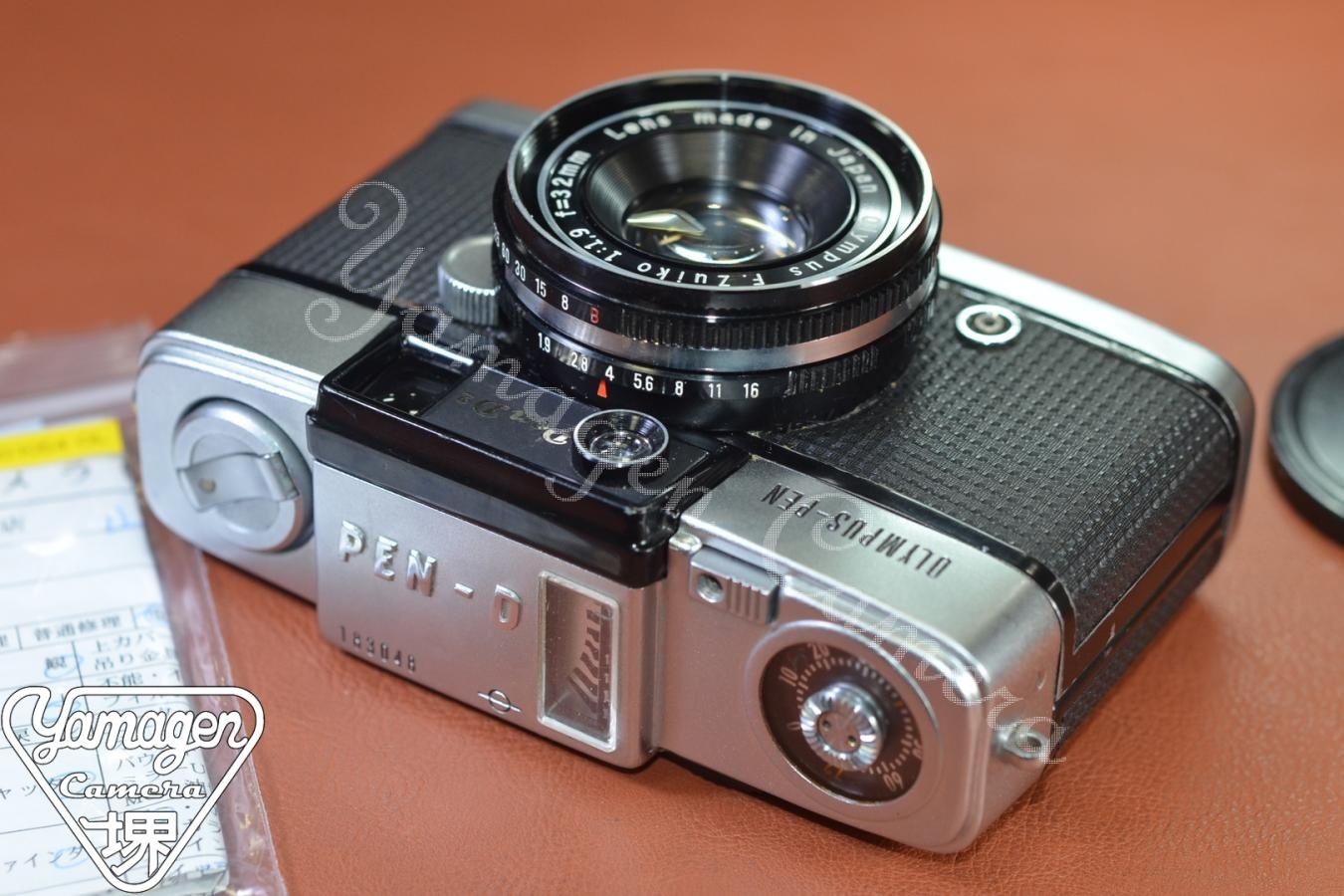 OLYMPUS PenD2 整備済 【Olympus F.Zuiko 32/1.9 レンズ搭載】