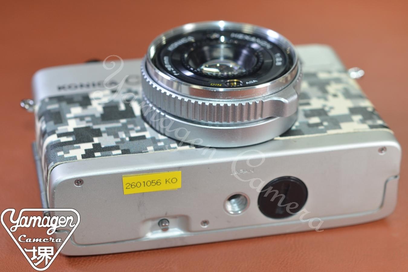 【リメイクカメラ】KONICA C35 flash matic Silver 【KONICA HEXANON 38/2.8 レンズ搭載】