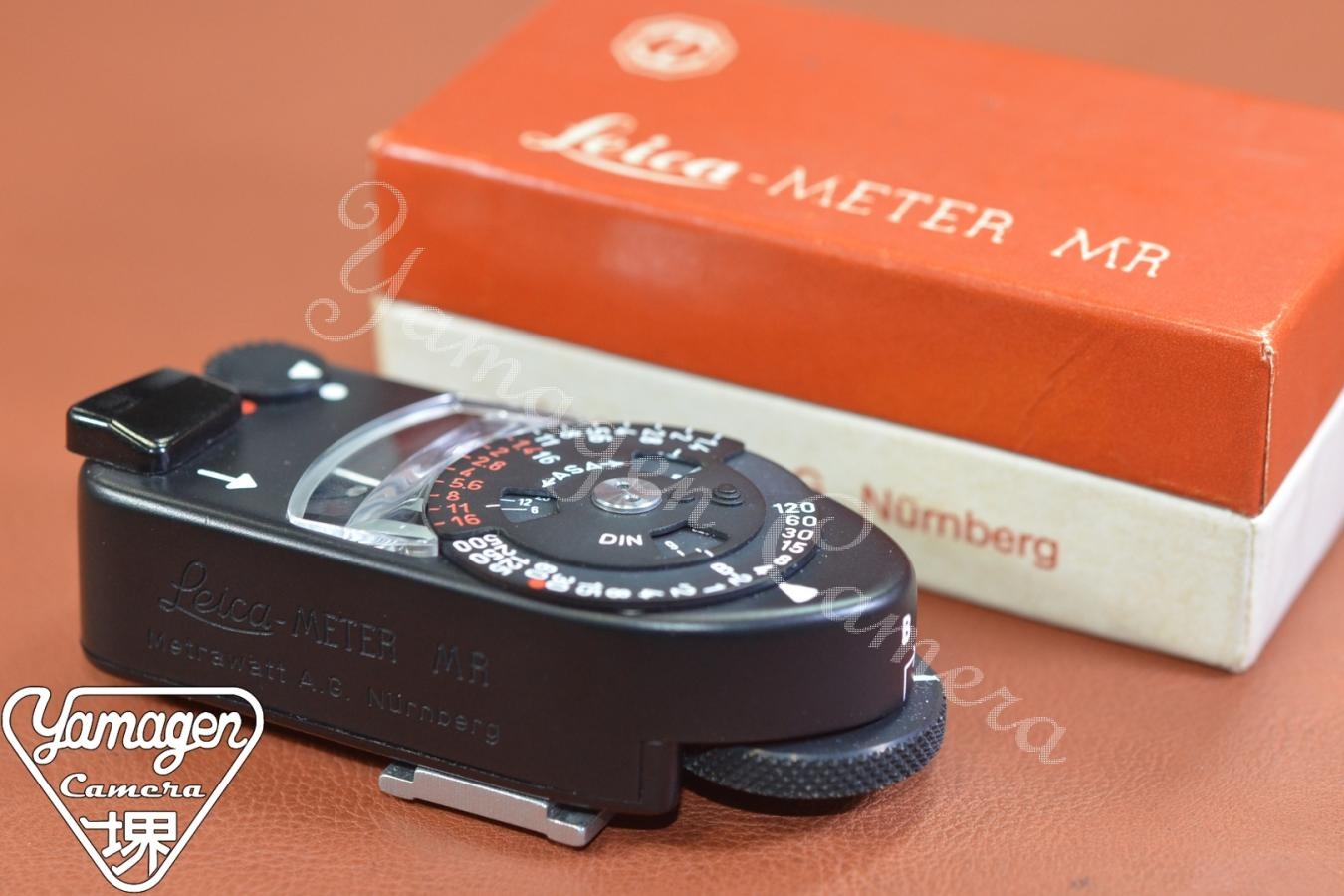 【希 少】LEICA MR METER Black Chrome 元箱付 【キレイな物をお探しの方必見!!自信ありの逸品!!】