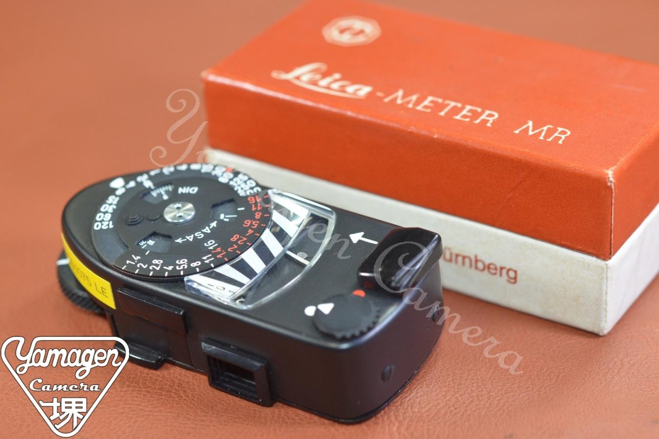 【希 少】LEICA MR METER Black Chrome 元箱付 【キレイな物をお探しの方必見!!自信ありの逸品!!】