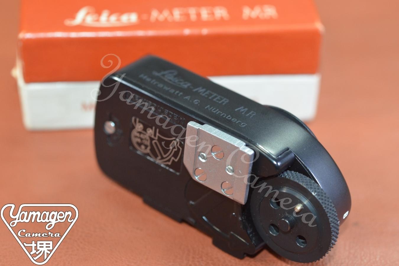 【希 少】LEICA MR METER Black Chrome 元箱付 【キレイな物をお探しの方必見!!自信ありの逸品!!】
