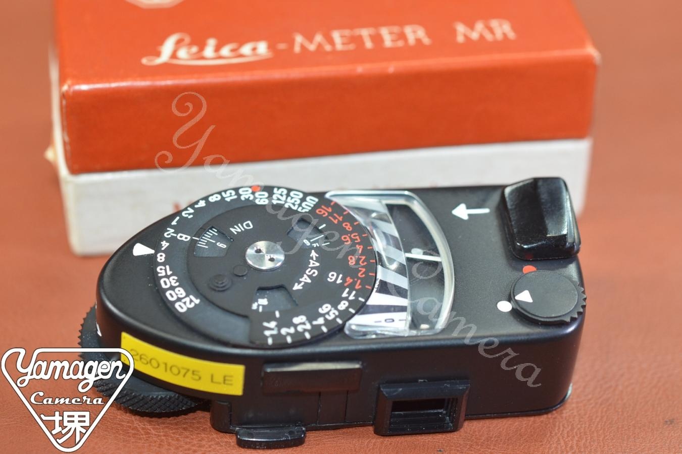 【希 少】LEICA MR METER Black Chrome 元箱付 【キレイな物をお探しの方必見!!自信ありの逸品!!】