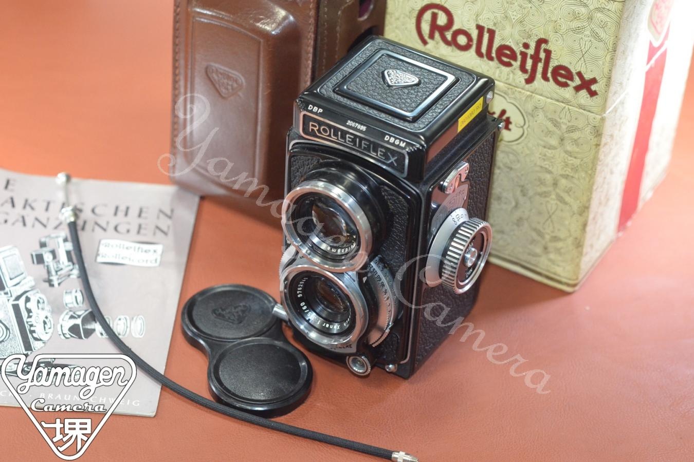 【コレクション向け】Rolleiflex4×4 Black Baby Rollei 戦後型【Shneidar-Kreuznach Xenar 60/3.5レンズ搭載】