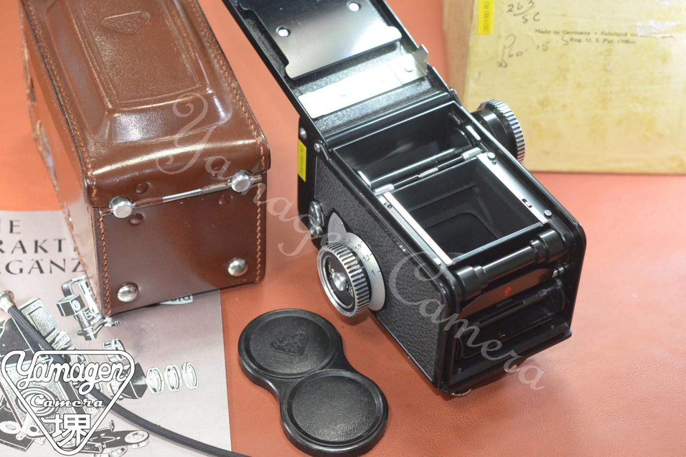 【コレクション向け】Rolleiflex4×4 Black Baby Rollei 戦後型【Shneidar-Kreuznach Xenar 60/3.5レンズ搭載】
