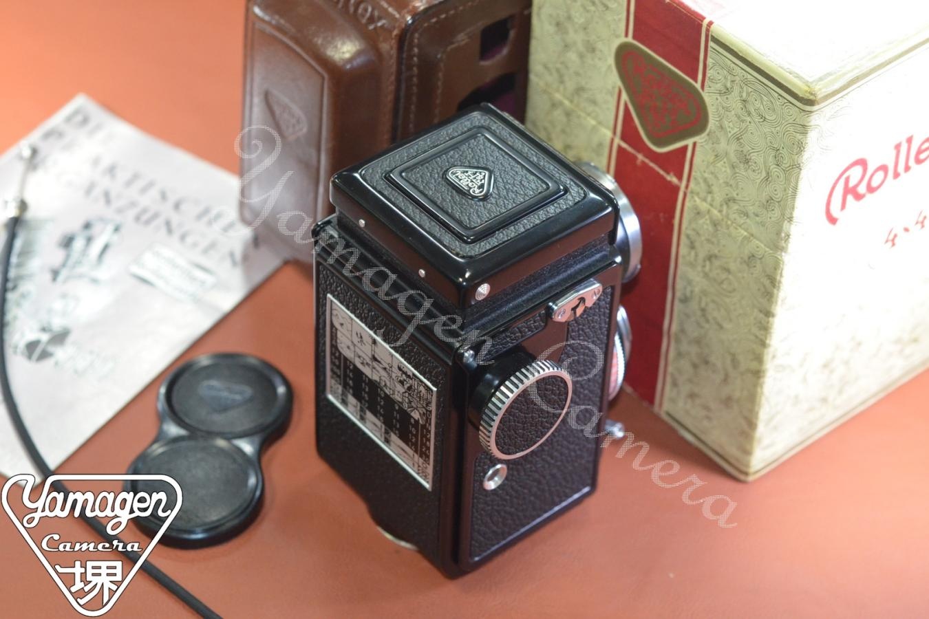 【コレクション向け】Rolleiflex4×4 Black Baby Rollei 戦後型【Shneidar-Kreuznach Xenar 60/3.5レンズ搭載】