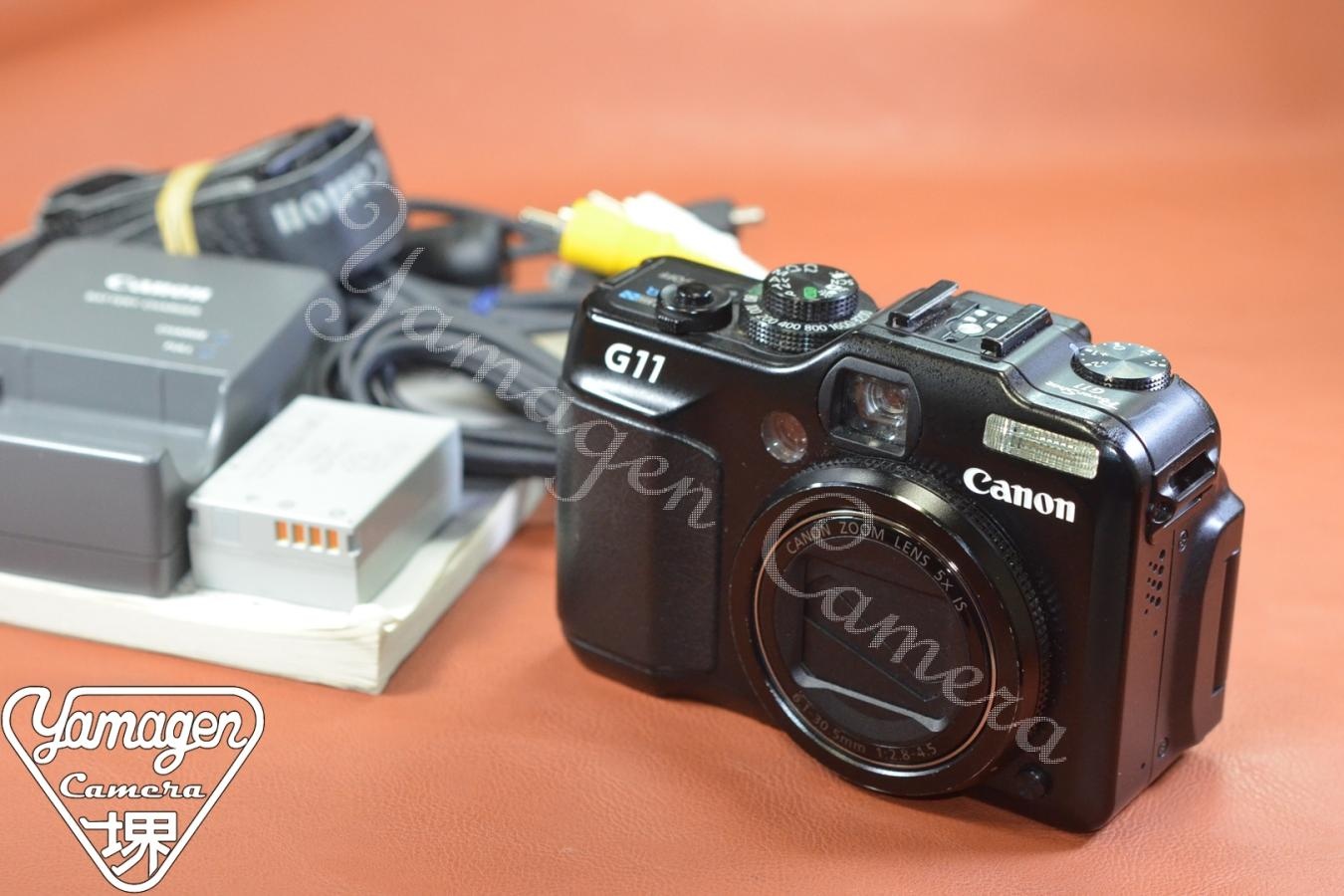 【通信販売限定商品】Canon PowerShot G11 【充電器、バッテリー、取説、ストラップ、コード類付】