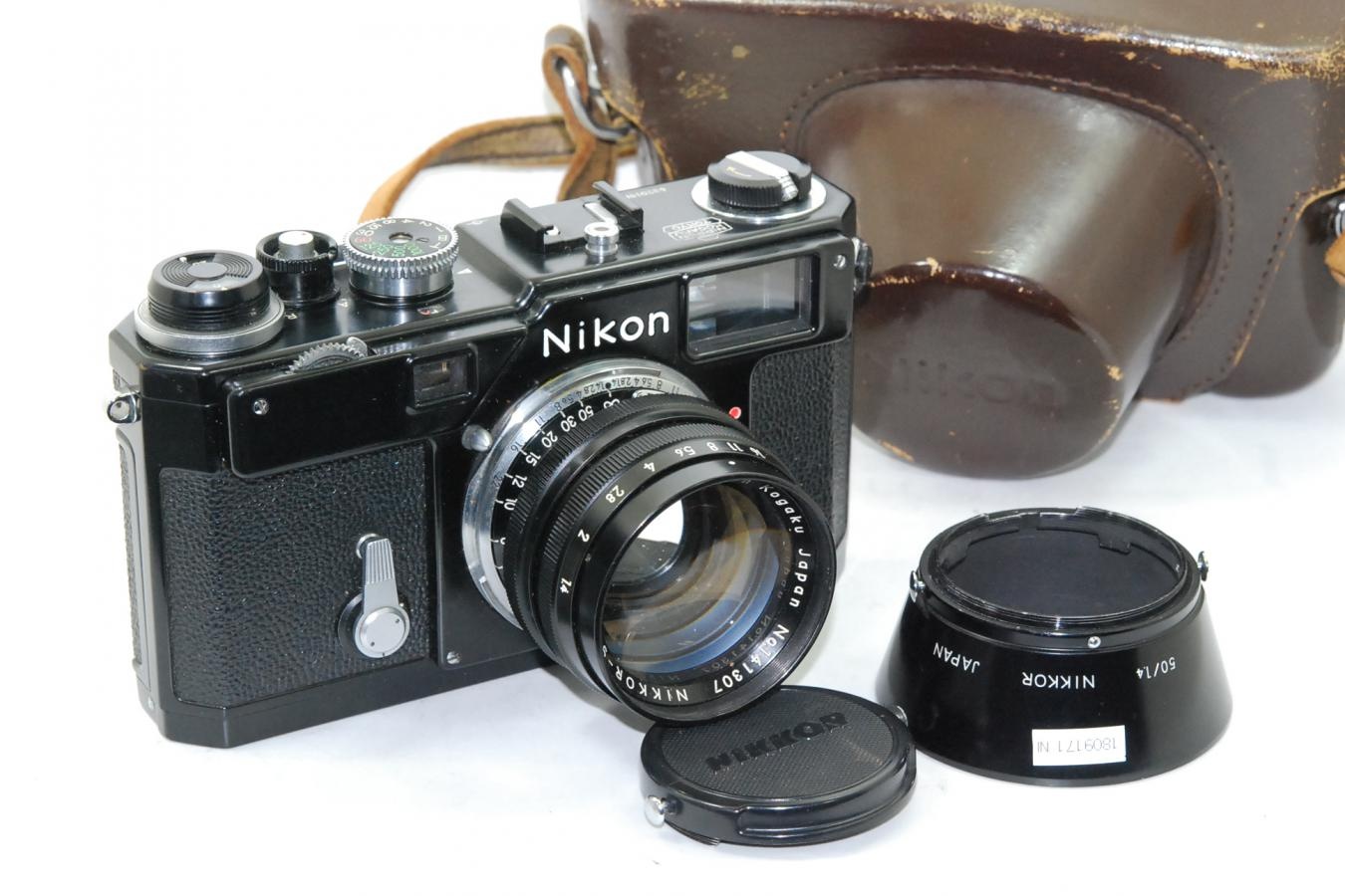 【コレクション向け】 Nikon S3 オリンピック 50/1.4付 【純正ケース、フード付】