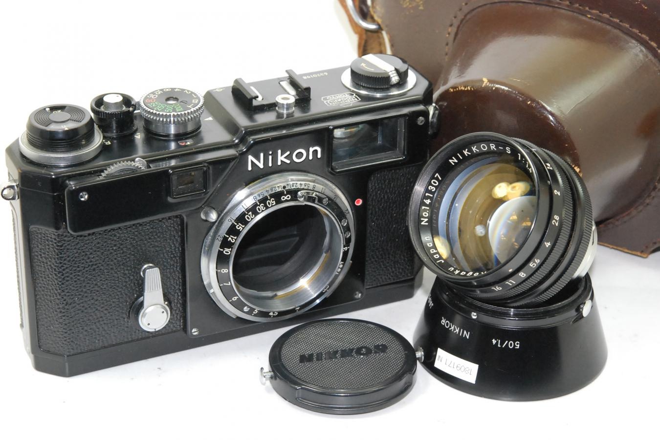 【コレクション向け】 Nikon S3 オリンピック 50/1.4付 【純正ケース、フード付】