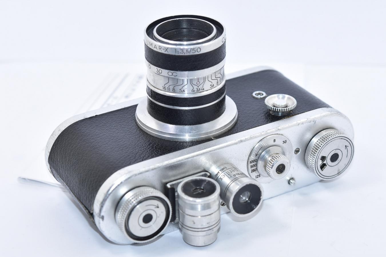 【希 少】 CORFIELD Periflex I型 LUMAR-X 50/3.5付 【ハヤタカメララボにて整備済 ENGLAND製ライカLマウント】  