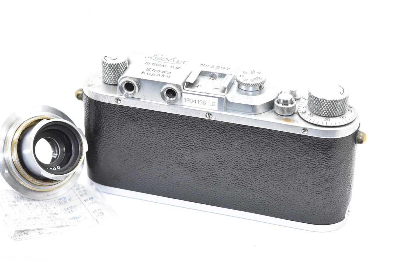 【希 少】 Leotax SPECIAL DIII Simlar 50/3.5 沈胴付 整備済 【Made in Occupied Japan】