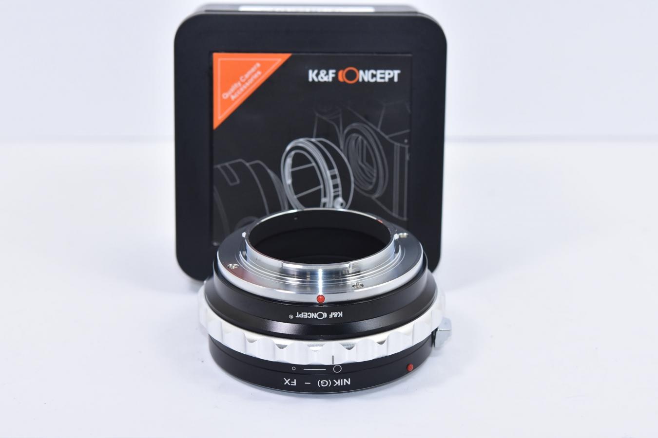 【新 品】 K&F CONCEPT KF-NGX2 【ニコンFマウントGタイプ→フジXマウント変換絞りリング付】