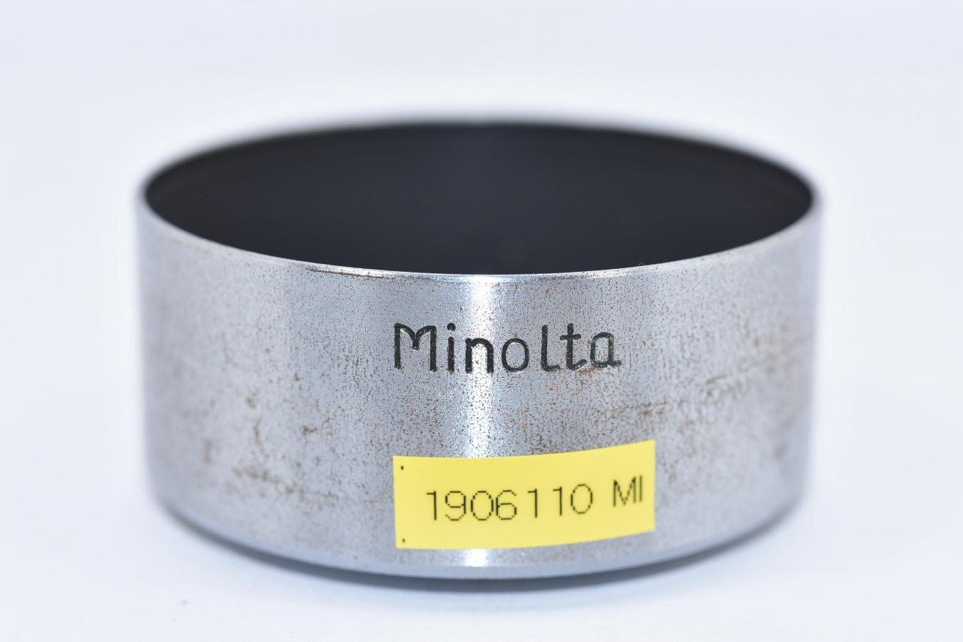 【希 少】 ミノルタ L45/2.8用純正メタルフード 【通称:梅鉢レンズ用純正メタルフード】