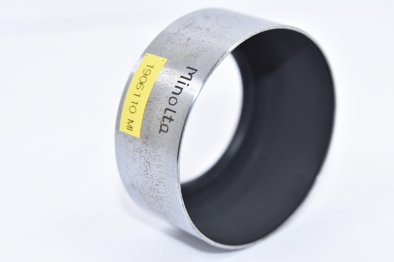 【希 少】 ミノルタ L45/2.8用純正メタルフード 【通称:梅鉢レンズ用純正メタルフード】
