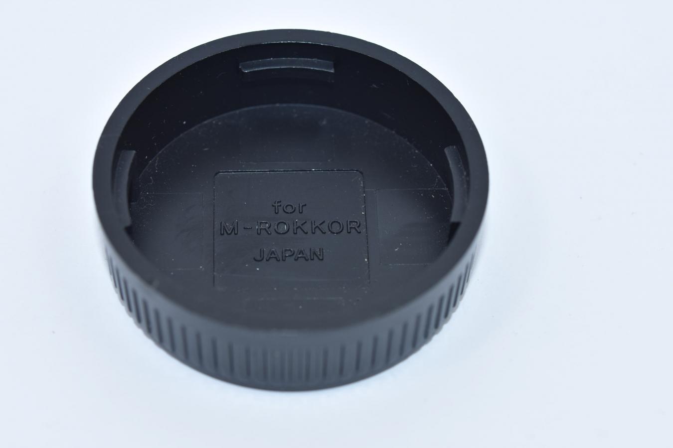 【希少】 MINOLTA M-ROKKOR リアキャップ 【ライカMマウント用】