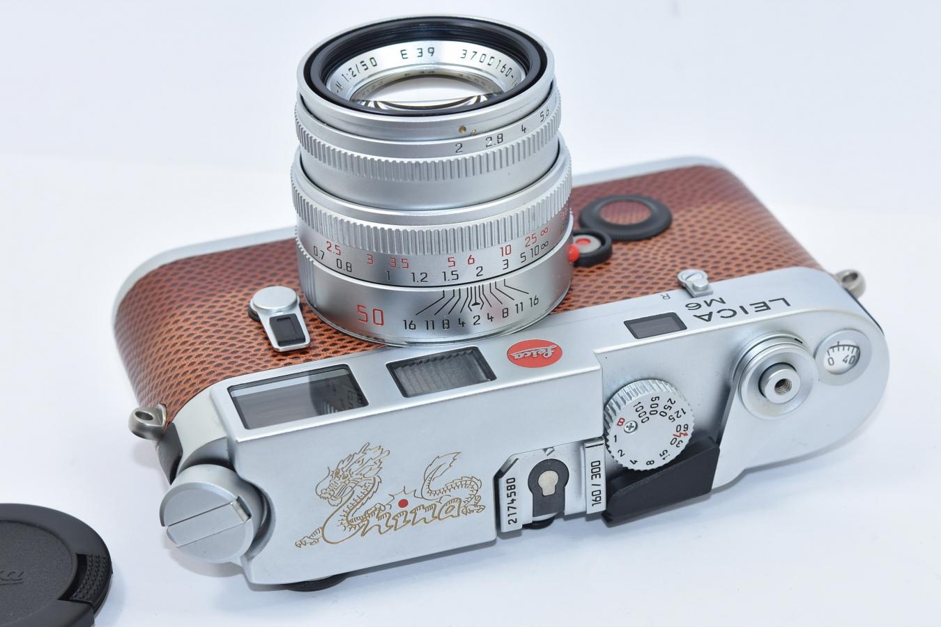 【コレクション向け 希 少】 LEICA M6 GOLD DRAGON EDITION SUMMICRON-M 50/2 Set 【ギャランティカード、専用木箱付】