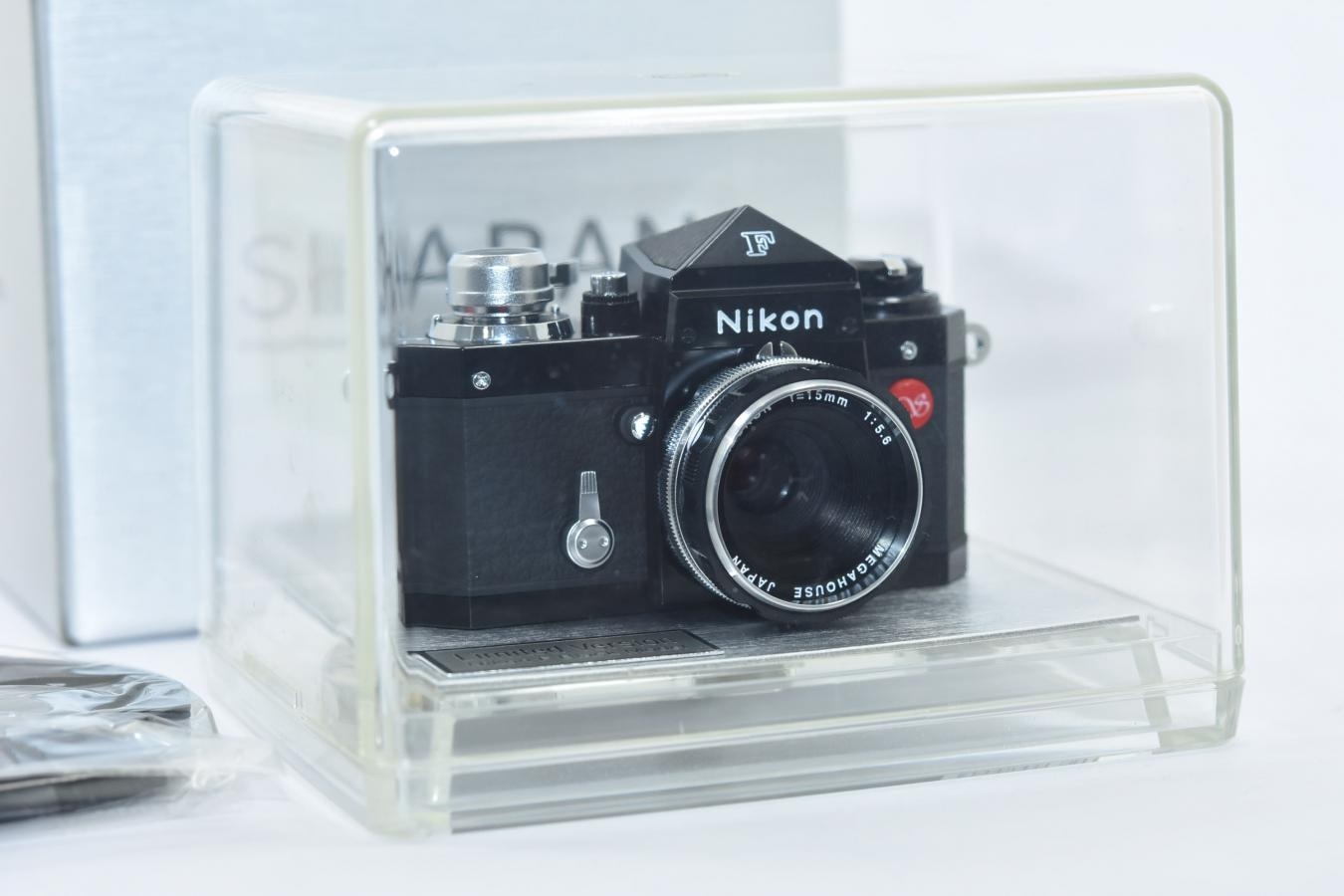 【未 使 用 希 少】SHARAN Nikon F Black Model Limited Version 【元箱付一式】 MegaHouse Mini Classic Camera Collecti
