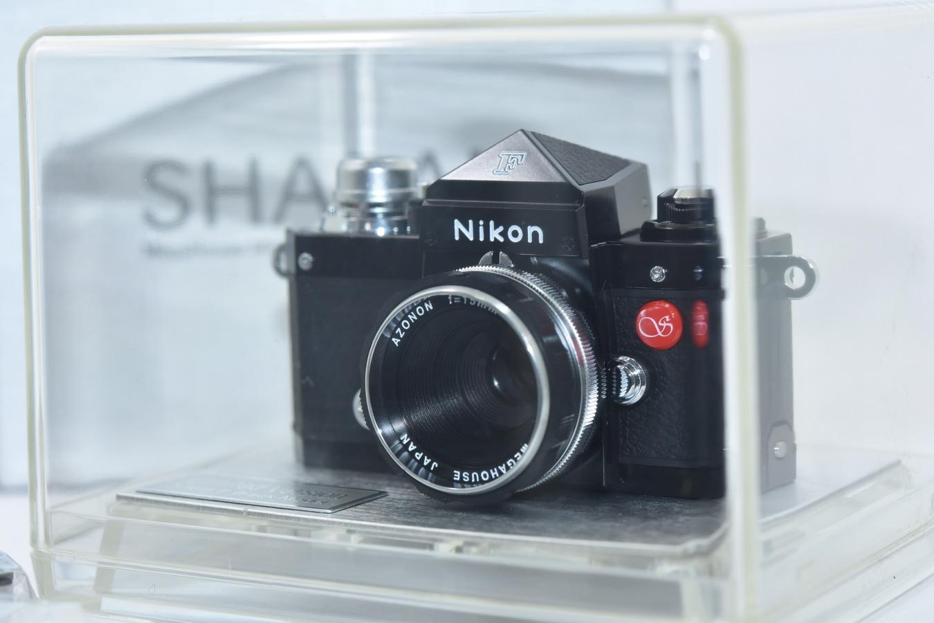 【未 使 用 希 少】SHARAN Nikon F Black Model Limited Version 【元箱付一式】 MegaHouse Mini Classic Camera Collecti