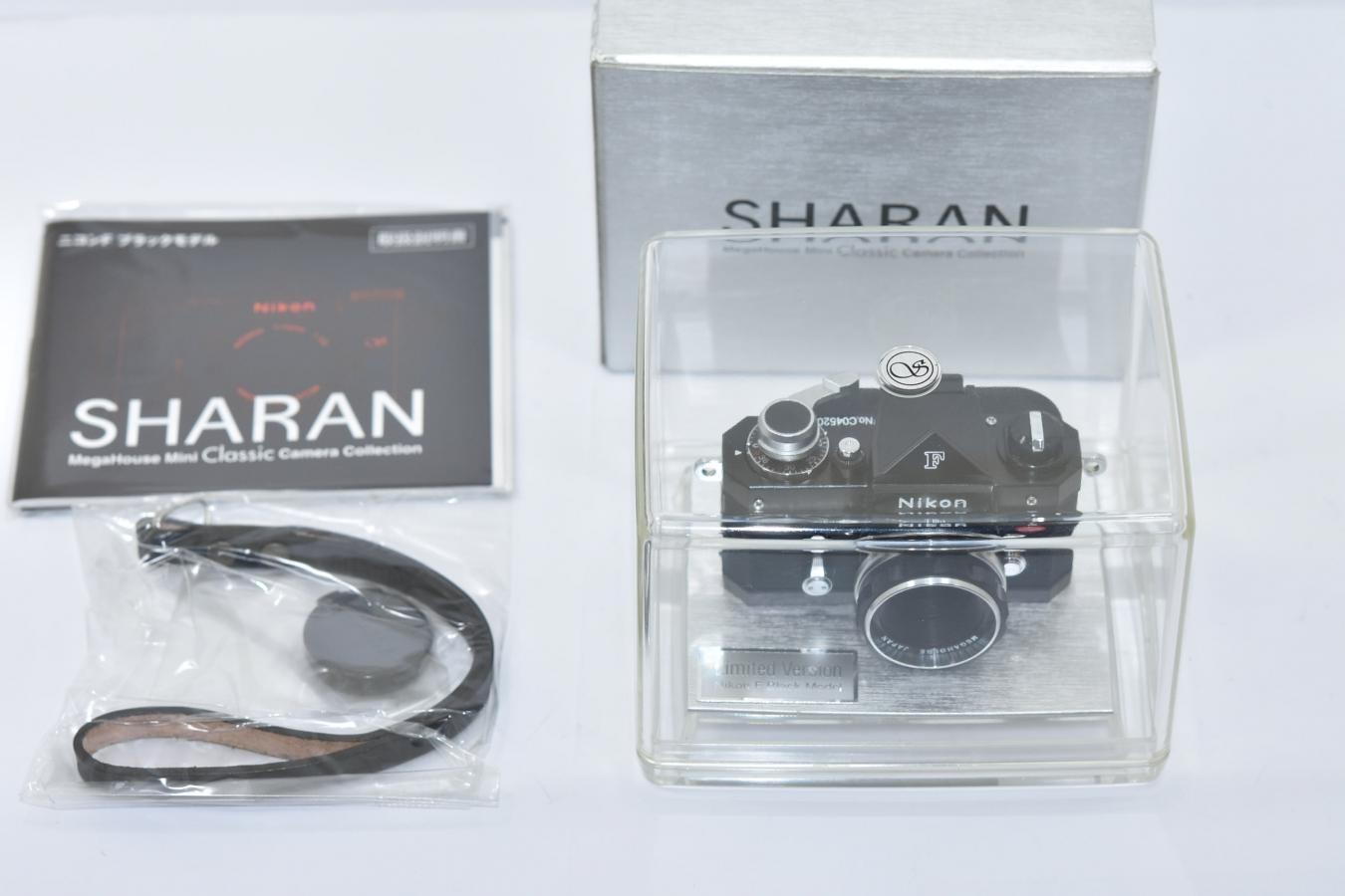 【未 使 用 希 少】SHARAN Nikon F Black Model Limited Version 【元箱付一式】 MegaHouse Mini Classic Camera Collecti